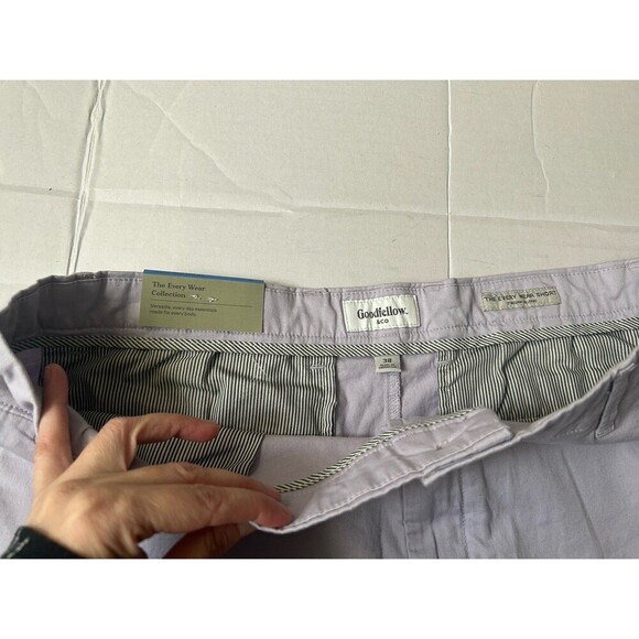 New Men's The Every Wear 5" Flat Front Chino Shorts - Goodfellow & Co Size 38 - Picture 3 of 7